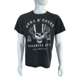 Bravado Men’s Worn Condition Black Guns N’ Roses Paradise City Tee